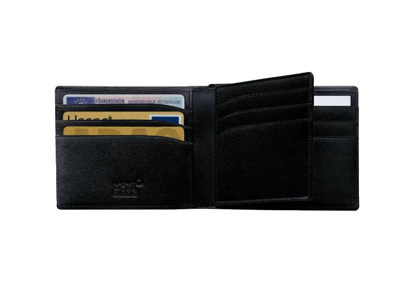 BLACK WALLET 8CC MEISTERSTUCK MONTBLANC 7163